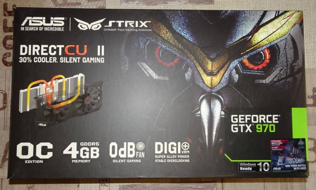 Asus Nvidia Geforce 970 Gtx