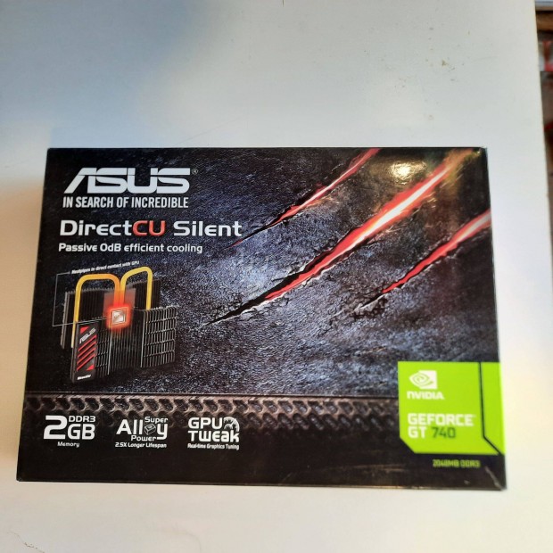 Asus Nvidia geforce GT 740 videokrtya