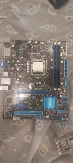 Asus P8B75-M LX Intel LGA1155 matx alaplap + i3 2120 proci elad