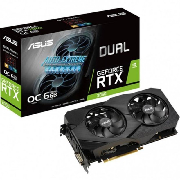 Asus PCI-Ex16x nvidia Rtx 2060 6GB DDR6 OC videkrtya garancival