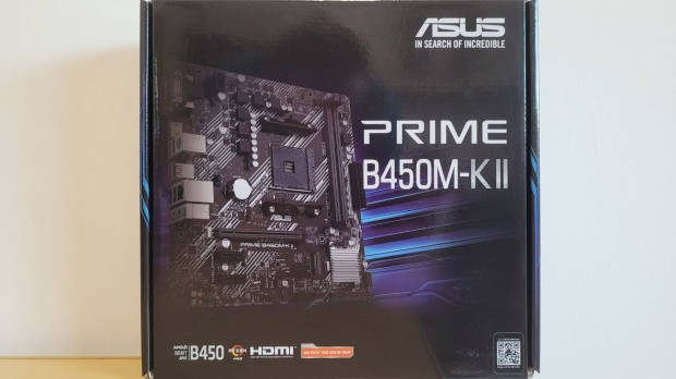 Asus PRIME B450M-K II Alaplap, DDR4, AM4