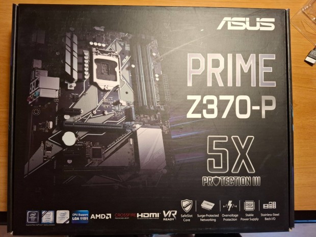 Asus Prime Z370-P Gamer alaplap
