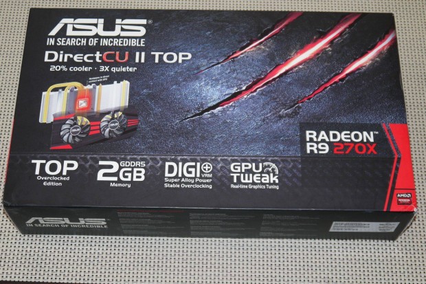 Asus R9 270x 2GB 256bit (R9270X-DC2T-2GD5) Videokrtya