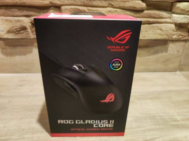 Asus ROG Gladius II Core gamer egr (akci)