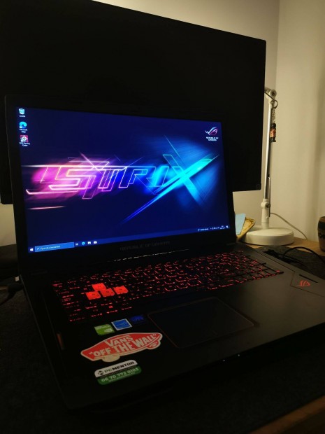 Asus ROG Strix GL702VM 17,3" - laptop htvel s egrrel Elad