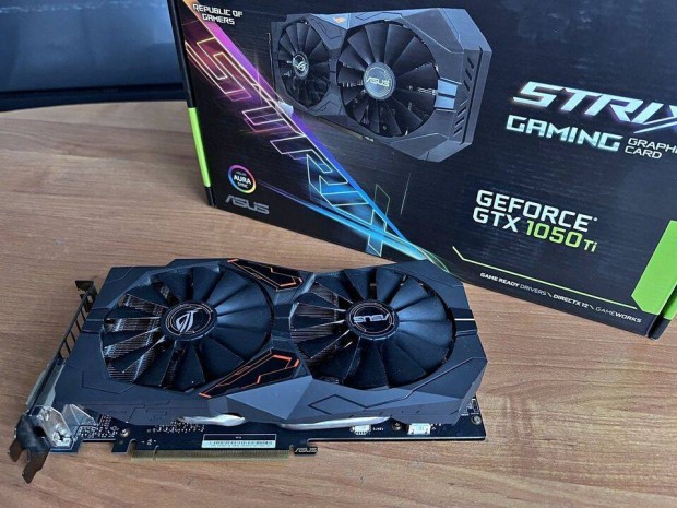 Asus ROG Strix Geforce Gtx 1050TI 4GB LED 1050 Ti Videokrtya