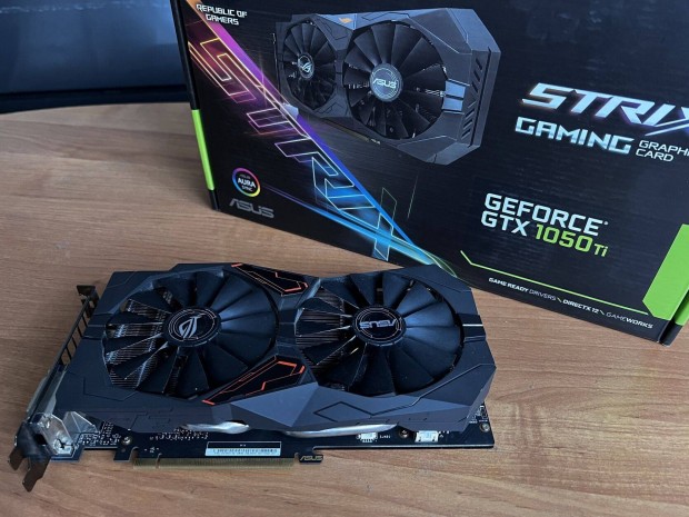 Asus ROG Strix Geforce Gtx 1050TI 4GB LED 1050 Ti Videokrtya