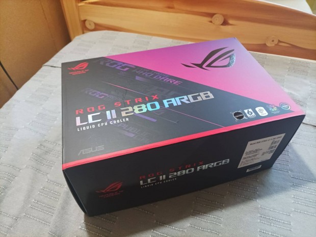 Asus ROG Strix LC II 280 Argb vzht garancis, hibtlan