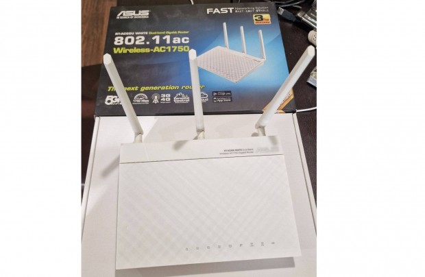 Asus RT-AC66U White Diamond Wireless router, Dual-Band, AC 1750