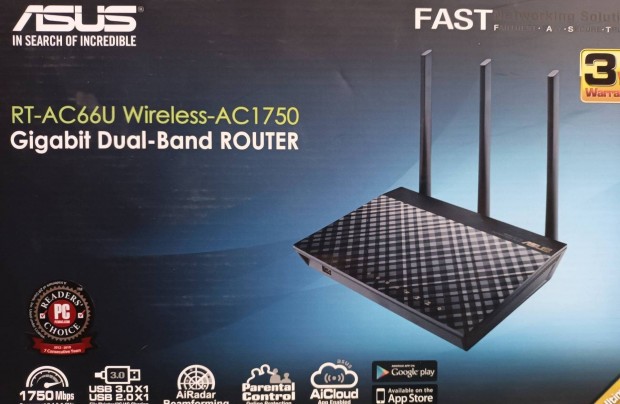 Asus RT-AC66U Wireless AC1750 Gigabit Dual-Band Router