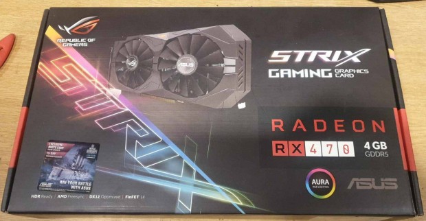 Asus RX 470 4GB Videokrtya elad./Beszmts