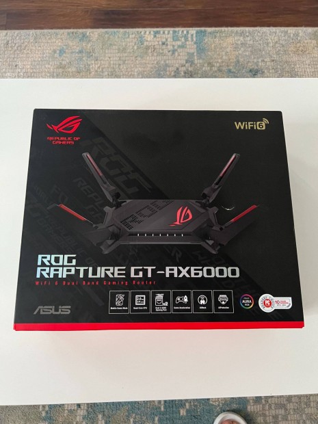 Asus Rog Rapture GT-AX6000 (garancilis) WIFI 6 router