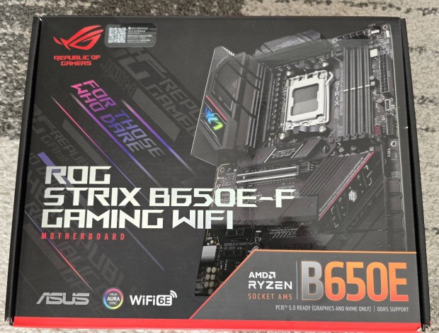 Asus Rog Strix B650e-f Gaming Wifi AM5 alaplap