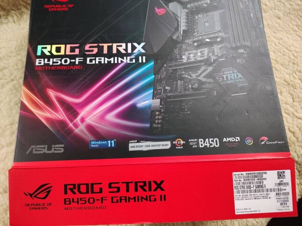 Asus Rog Strix B 450 Gaming II, Garancia