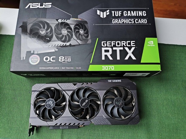 Asus Rtx 3070 8GB Tuf-Rtx3070-O8G-Gaming videkrtya elad