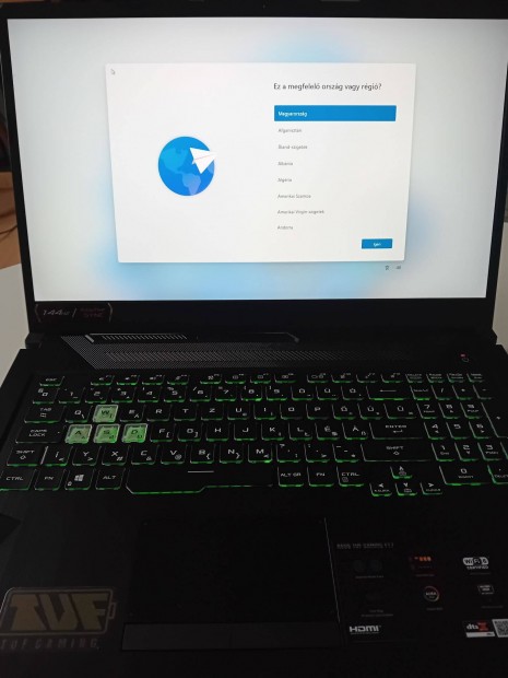 Asus Tuf 17', I9, 32Gb, 1Tb SSD, Rtx3060, FX706HM