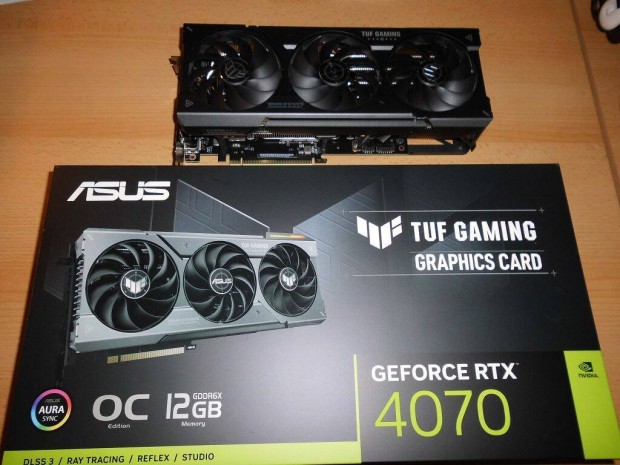 Asus Tuf Gaming Geforce Rtx 4070 12G Gddr6X OC Videokrtya