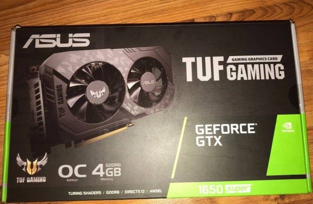 Asus Tuf Nvidia Geforce Gtx 1650Super 4GB Gddr6 OC Edition Videokrtya