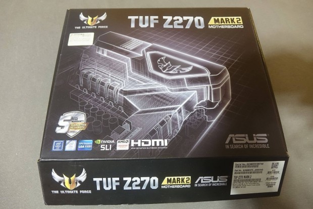 Asus Tuf Z270 MARK2 Alaplap Iltel I56500 Processzor Cosair 16GB LED