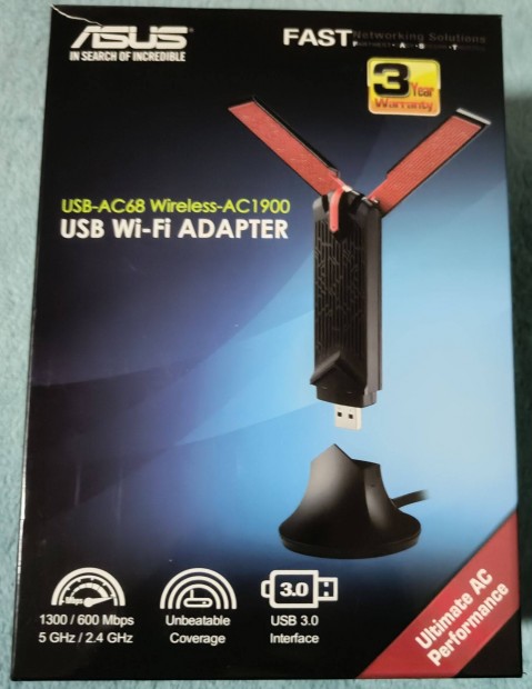 Asus USB-AC68 wireless adapter