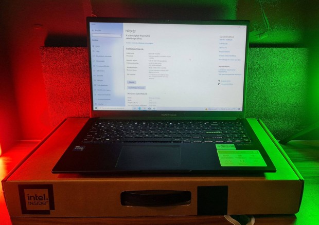 Asus Vivobook X1504 i5-1235U, 8Gb DDR4, 500 Gb SSD, 2 hónap garancia