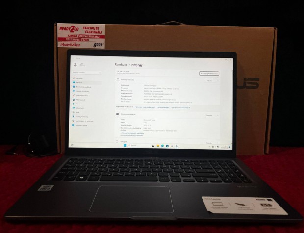 Asus Vivobook x1515fac i3 10.gen ,8gb ram Laptop szp llapotban 1hna