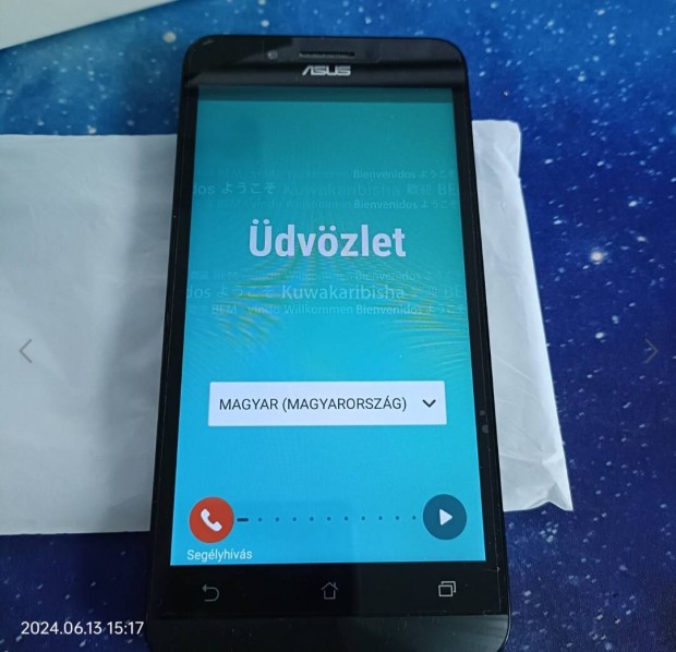 Asus Zenfon go okostelefon senioroknak vagy gyerekeknek