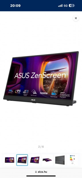 Asus Zenscreen MB17AHG 17.3 Monitor