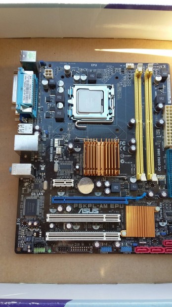 Asus alaplap Intel core 2 quad 2.4 ghz processzor 