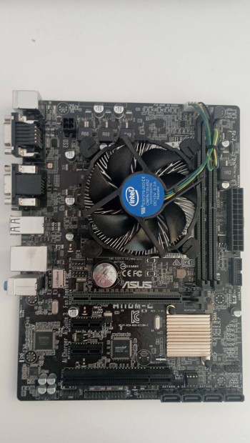 Asus h110m-c alaplap Intel Pentium G4400 processzorral