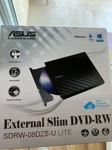 Asus külső DVD író