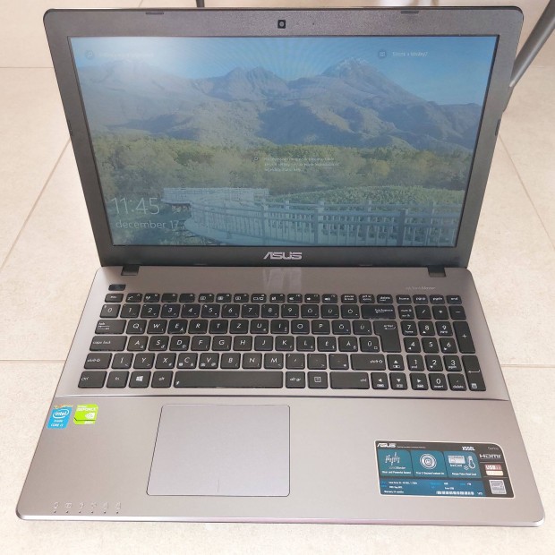 Asusx550L notebook kifogstalan llapotban elad!