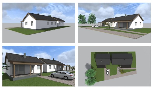 �sz�r, 4 szob�s  ikerh�z elad�