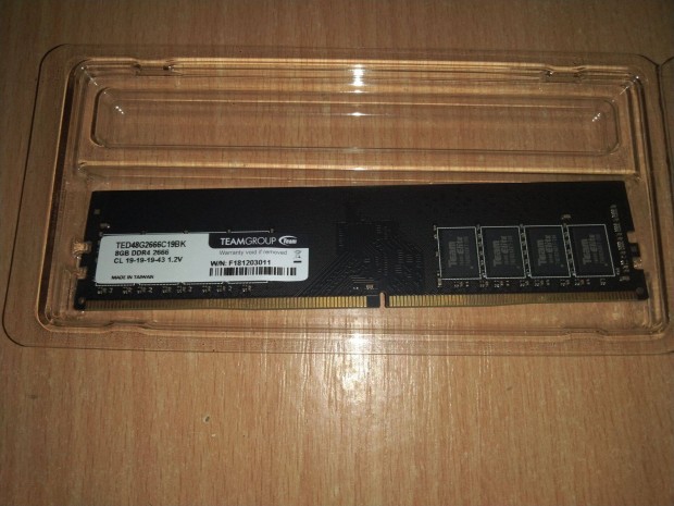 Asztali-PC Kiegszt Memria (RAM) 1x8GB DDR4-TG