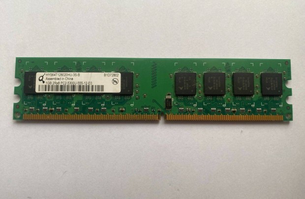 Asztali PC RAM 1GB Dell + 512 MB Kingmax a fotók és a leírás szerint