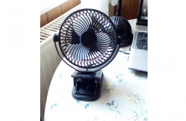 Asztali USB-C akkumulátoros ventilátor 15 cm