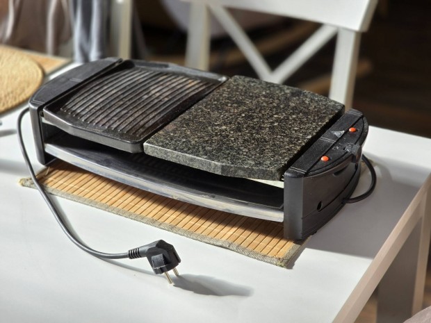 Asztali elektromkos grillsűtő beltéri grill ételekhez