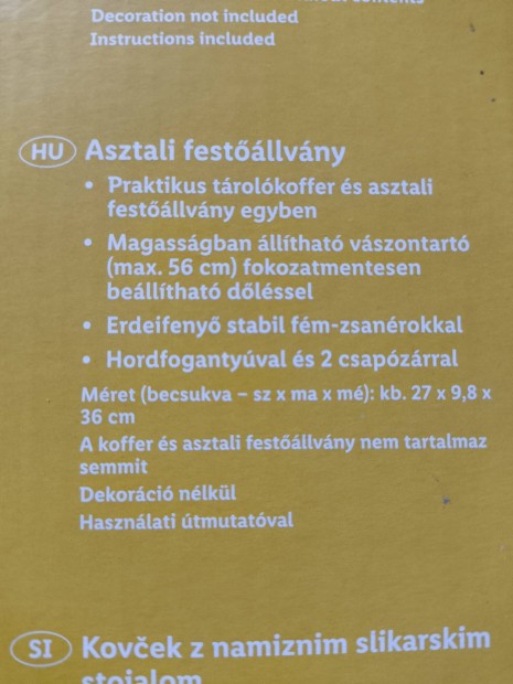 Asztali festőállvány!