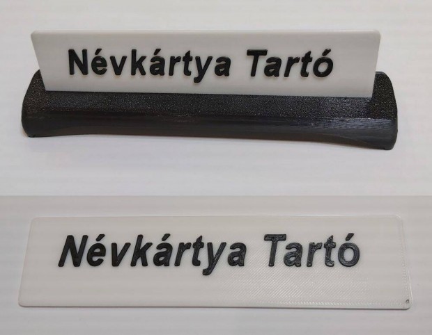 Asztali nvtbla tart, talp+nvtbla, a tbla felirat (verzio1)