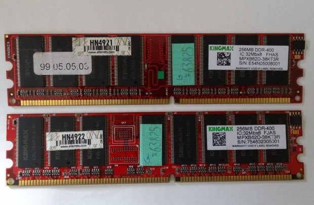 Asztali pc DDR-400 memória
