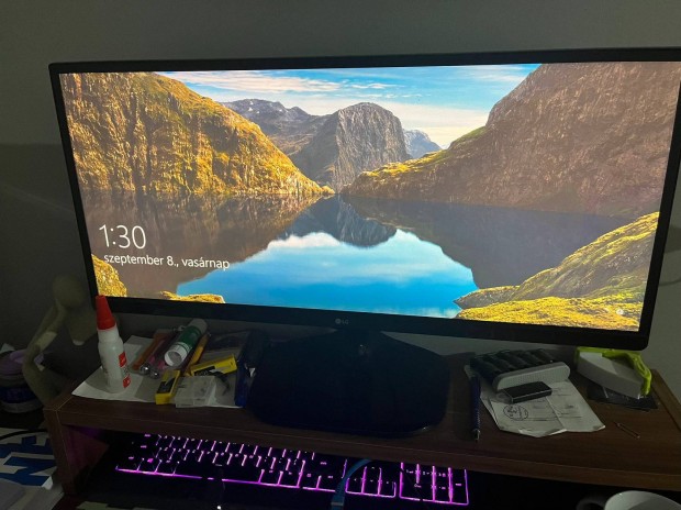 Asztali szmtgp 1050Ti i5 processzor s Monitorral egytt