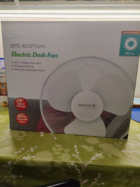 Asztali ventilátor Sencor új garanciás