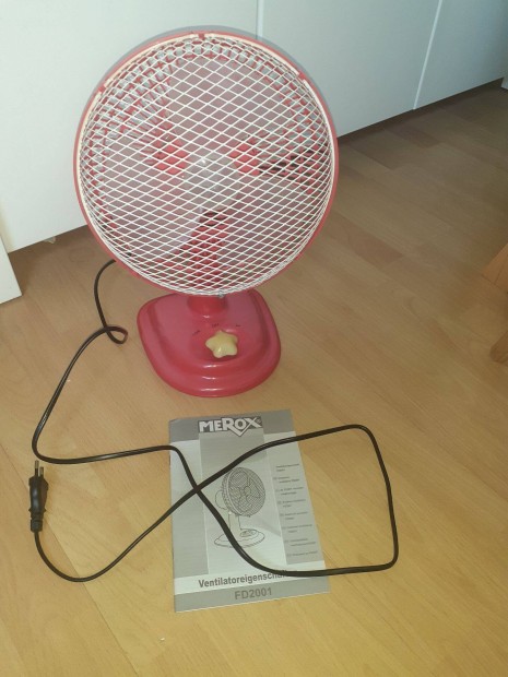 Asztali ventiltor. 2 fokozat