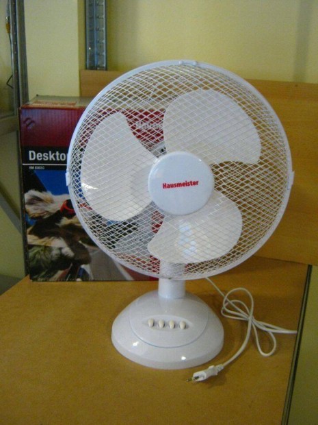 Asztali ventilátor, Hausmeister HM-8303. Jótállással.Új!