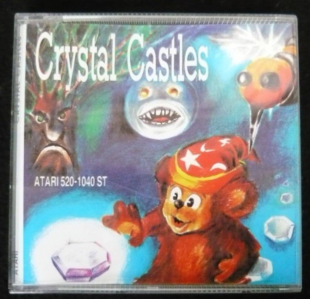 Atari ST 1989 Crystal Castles eredeti, magyar nyelv floppy