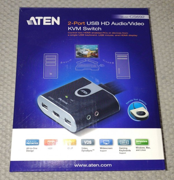 Aten CS692 KVM Switch (hasznlt)