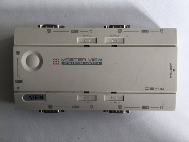 Aten Master View Mini KVM switch CS-14 (4-port PS/2)