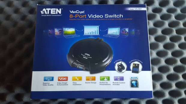 Aten VS-881 8-portos VGA vlt