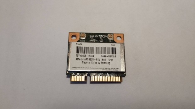 Atheros AR5B225 Laptop WiFi és Bluetooth 4.0 kártya 300Mbps