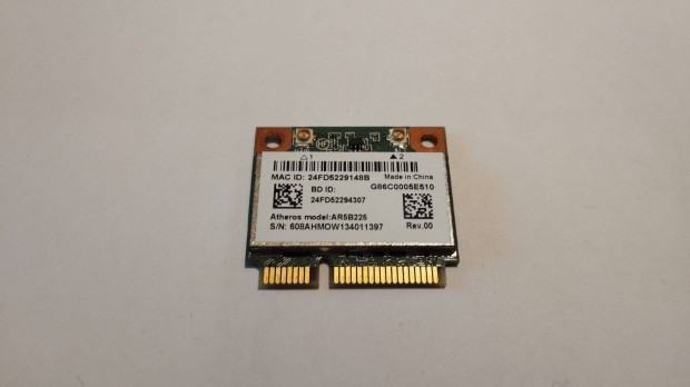 Atheros AR5B225 Laptop WiFi s Bluetooth 4.0 krtya 300Mbps